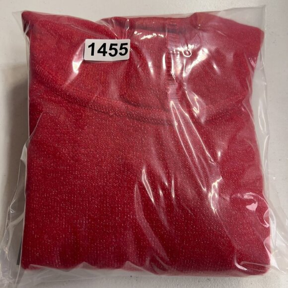 COPY - Loft Women's Wool Blend Long Sleeve Hoodie Red Sweater Size M NWT - Picture 7 of 7